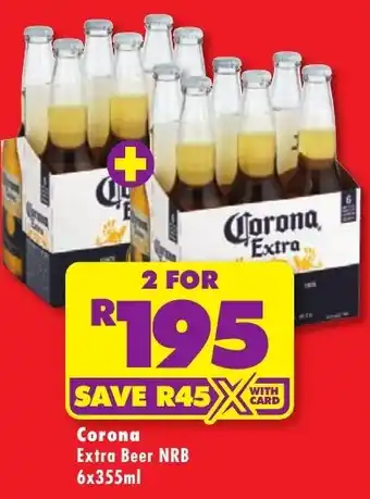 Shoprite Liquor Corona Extra Beer NRB offer