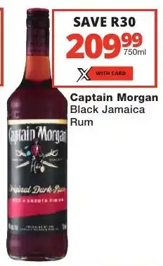 Liquor Shop Captain Morgan Black Jamaica Rum offer