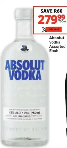 Liquor Shop Absolut Vodka Assorted offer