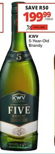 Liquor Shop KWV 5-Year-Old Brandy offer
