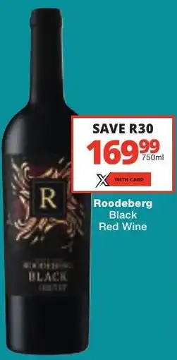 Liquor Shop Roodeberg Black Red Wine offer
