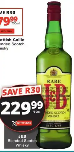 Liquor Shop J&B Blended Scotch Whisky offer
