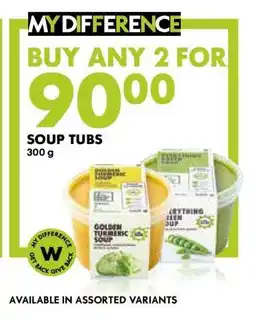 Woolworths Soup Tubs offer