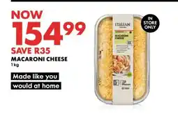 Woolworths Macaroni Cheese offer