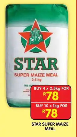 Shoprite STAR SUPER MAIZE MEAL offer