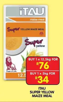 Shoprite ITAU SUPER YELLOW MAIZE MEAL offer