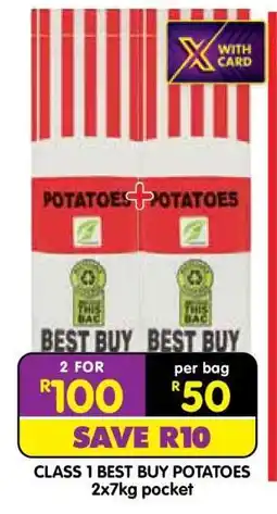 Shoprite CLASS 1 BEST BUY POTATOES offer