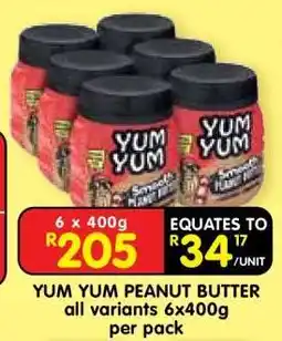 Shoprite Yum Yum Peanut Butter offer