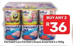 Pick n Pay Parmalat Low Fat Dairy Snack Assorted 6 x 100g offer