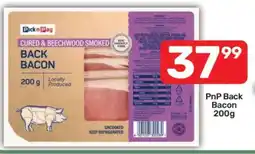 Pick n Pay PnP Back Bacon 200g offer
