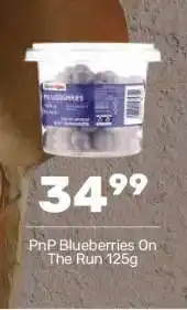 Pick n Pay PnP Blueberries On The Run 125g offer
