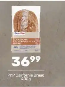 Pick n Pay PnP California Bread 400g offer