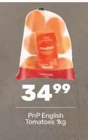 Pick n Pay PnP English Tomatoes 1kg offer