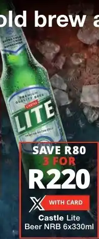 Liquor Shop Castle Lite Beer NRB offer