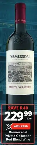 Liquor Shop Diemersdal Private Collection Red Blend Wine offer