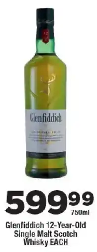 OK Liquor Glenfiddich 12-Year-Old Single Malt Scotch Whisky offer