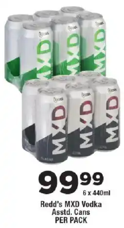 OK Liquor Redd's MXD Vodka Cans offer