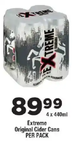 OK Liquor Extreme Original Cider Cans offer