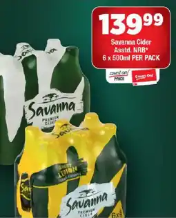 OK Liquor Savanna Cider NRB offer