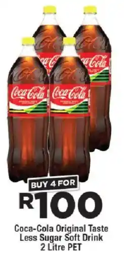 OK Liquor Coca-Cola Original Taste Less Sugar Soft Drink offer
