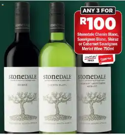OK Liquor Stonedale Chenin Blanc, Sauvignon Blanc, Shiraz or Cabernet Sauvignon Merlot Wine offer