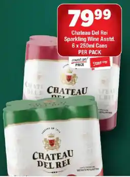 OK Liquor Chateau Del Rei Sparkling Wine Cans offer