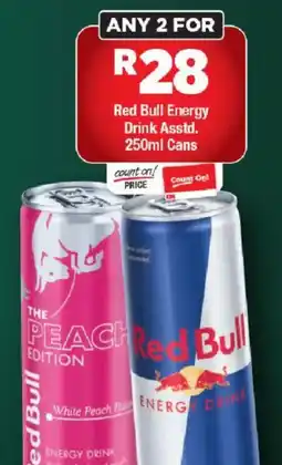 OK Liquor Red Bull Energy Drink Cans offer