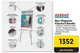 Makro Parrot Products Non-Magnetic Flipchart Bundle offer