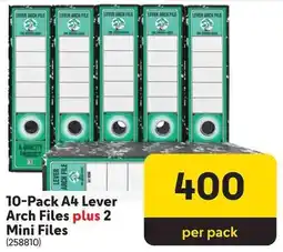Makro A4 Lever Arch Files plus 2 Mini Files offer