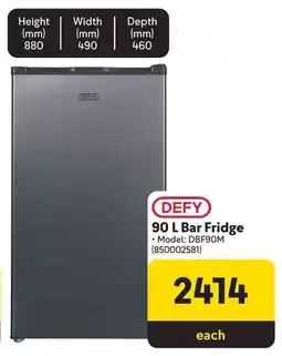 Makro Defy Bar Fridge offer