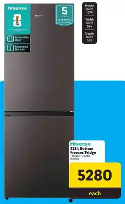 Makro Hisense Bottom Freezer/ Fridge offer