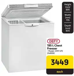 Makro Defy Chest Freezer offer