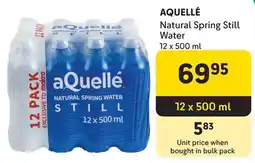 Makro Aquellé Natural Spring Still Water offer