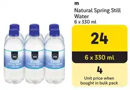 Makro m Natural Spring Still Water offer