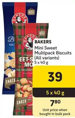 Makro Bakers Mini Sweet Multipack Biscuits offer