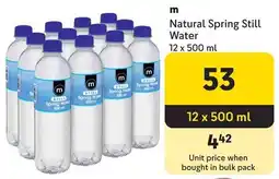 Makro m Natural Spring Still Water offer