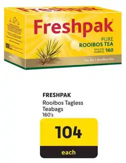 Makro Freshpak Rooibos Tagless Teabags offer