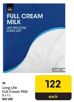 Makro m Long Life Full Cream Milk offer