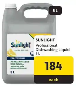 Makro Sunlight Professional Dishwashing Liquid offer