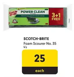 Makro Scotch-Brite Foam Scourer No. 35 offer