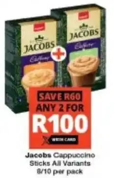 Jacobs Cappuccino Sticks All Variants