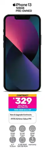 Game iPhone 13 128GB Pre-owned offer
