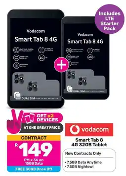 Game Vodacom Smart Tab 8 4G 32GB Tablet offer