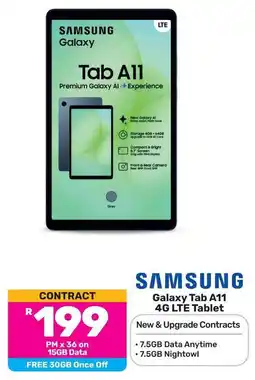 Game Samsung Galaxy Tab A11 4G LTE Tablet offer