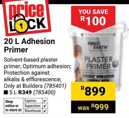 Builders Warehouse Fired Earth Adhesion Primer offer
