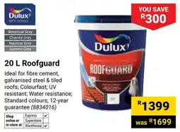 Builders Warehouse Dulux Roofguard offer