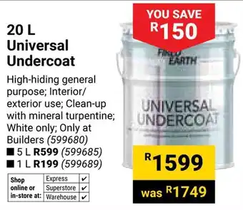 Fired Earth Universal Undercoat