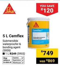 Builders Warehouse Sika Cemflex offer