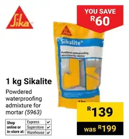 Builders Warehouse Sika Sikalite offer