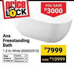 Builders Warehouse Ava Freestanding Bath offer